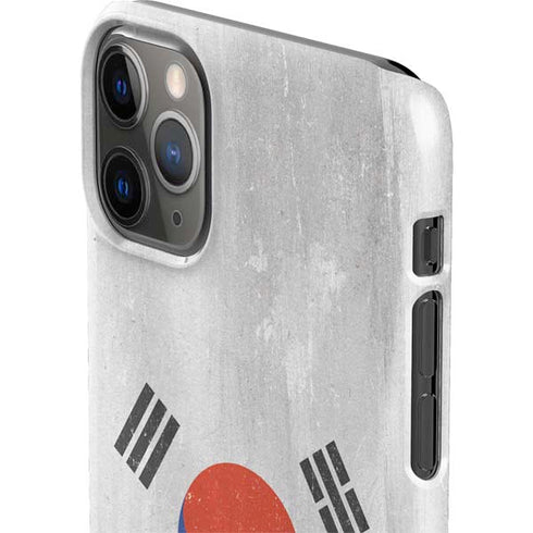 South Korean Flag Distressed iPhone 11 Pro Max Lite Case